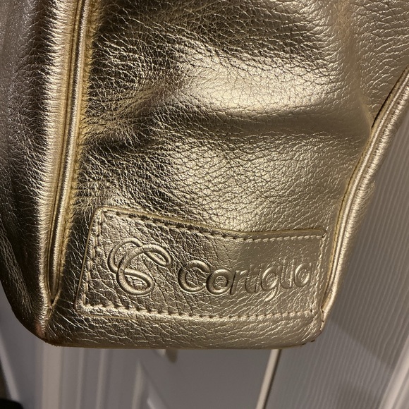 cortiglia Handbags - Luxurious Gold Tote Bag